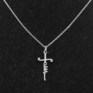 “Faith” religious Necklace